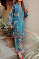 ELEGANCE – DIGITAL PRINTED TWO-PIECE SUIT