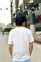 EA7-Inspired White T-Shirt