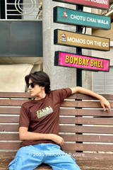 Men's Premium Brown FENDI-Inspired Graphic Tee